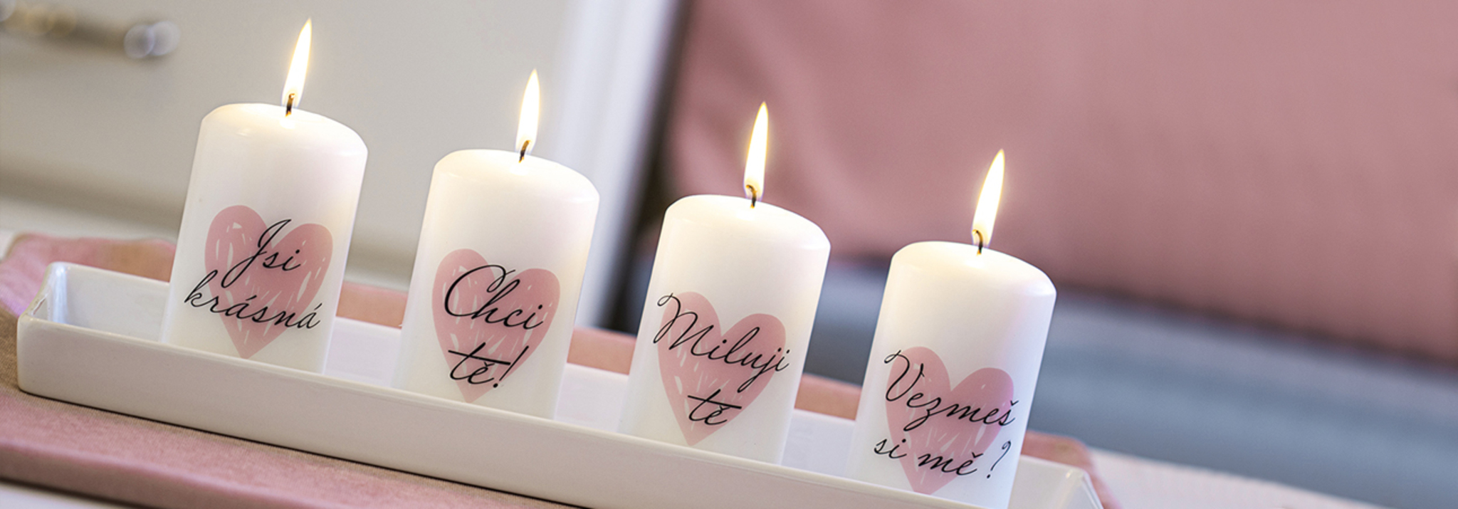 Kolekce svíček, která to řekne za vás...